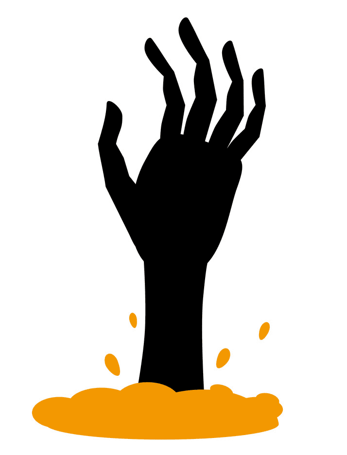 Zombie Hand clipart images