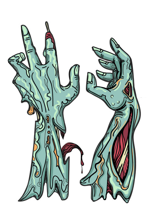 Zombie Hand clipart png download