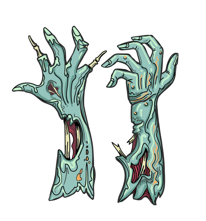 Zombie Hand clipart png picture