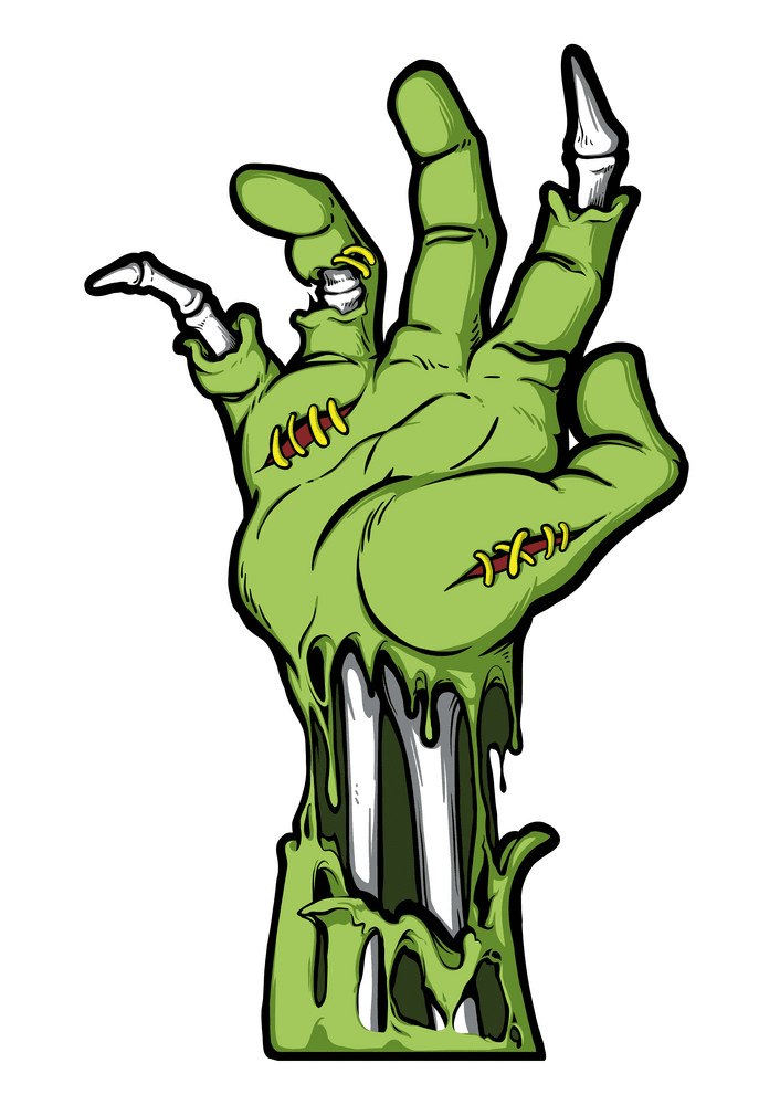 Zombie Hand clipart