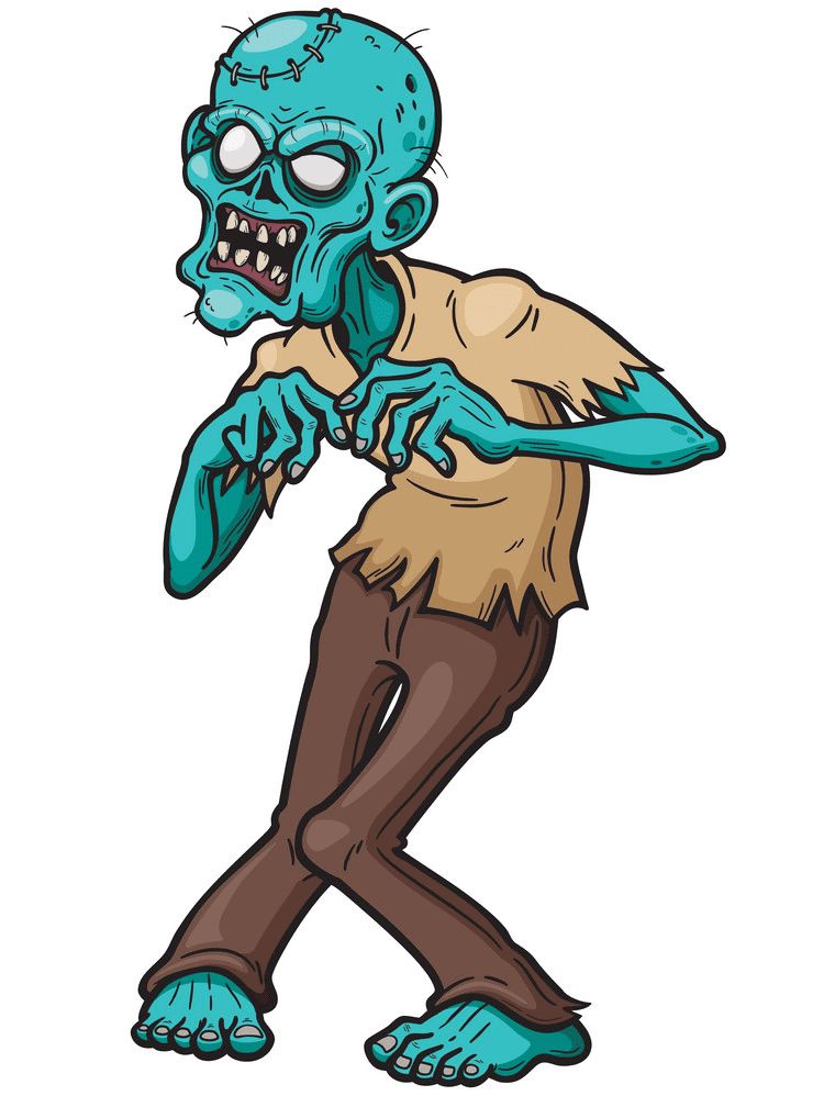 Zombie clipart for free