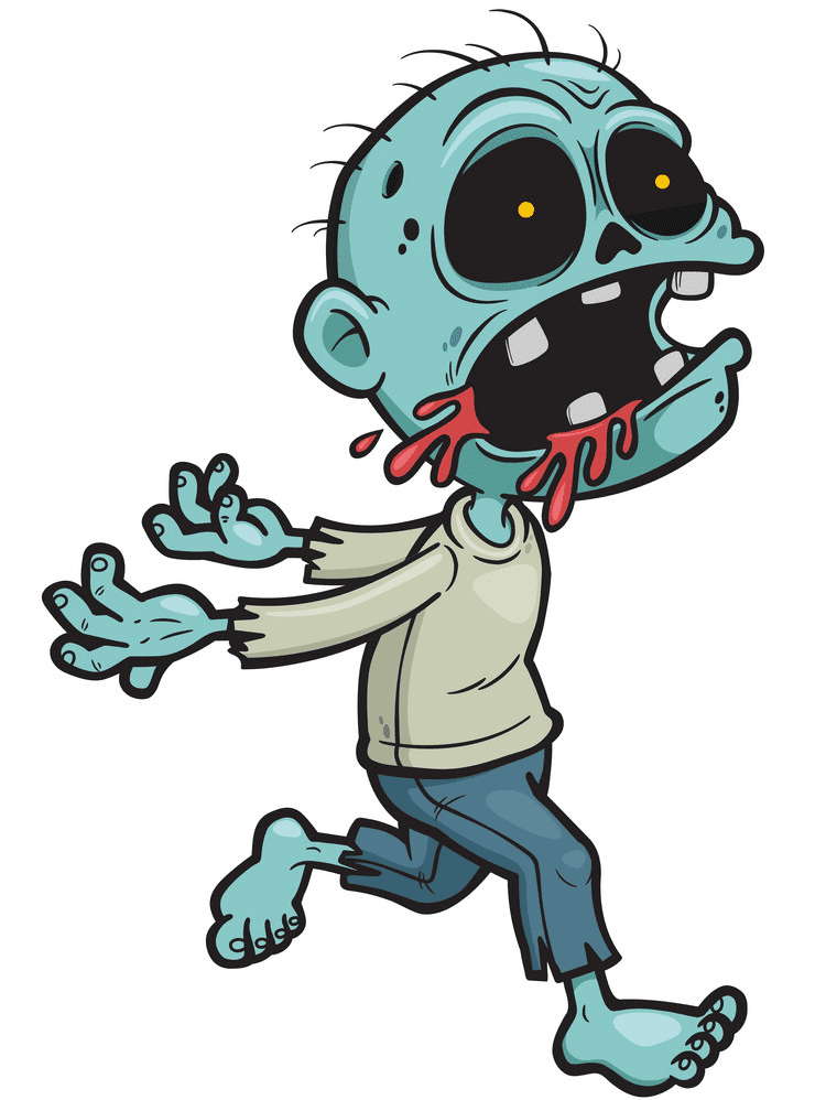 Zombie clipart free picture