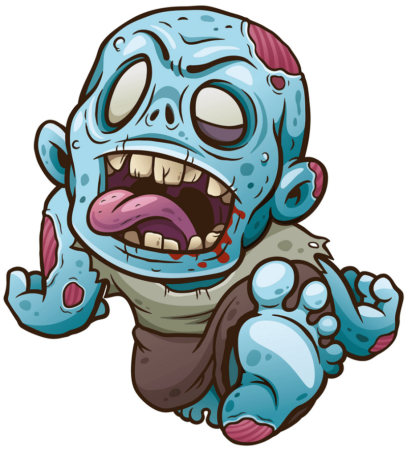 Zombie clipart picture