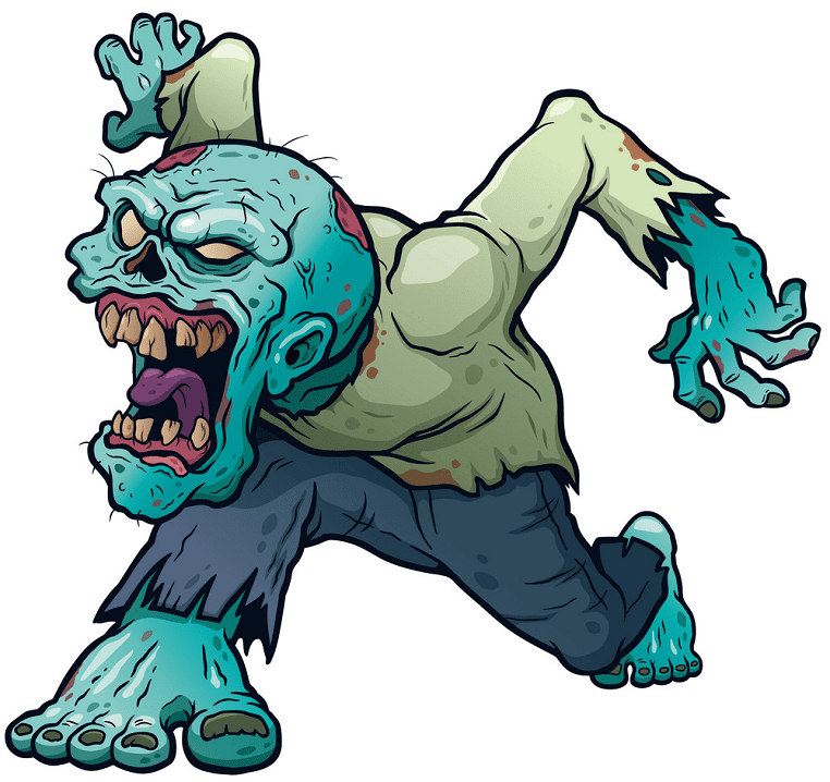 Zombie clipart png for kid