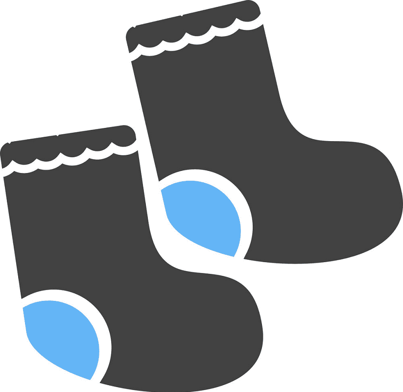 Baby Socks clipart for free