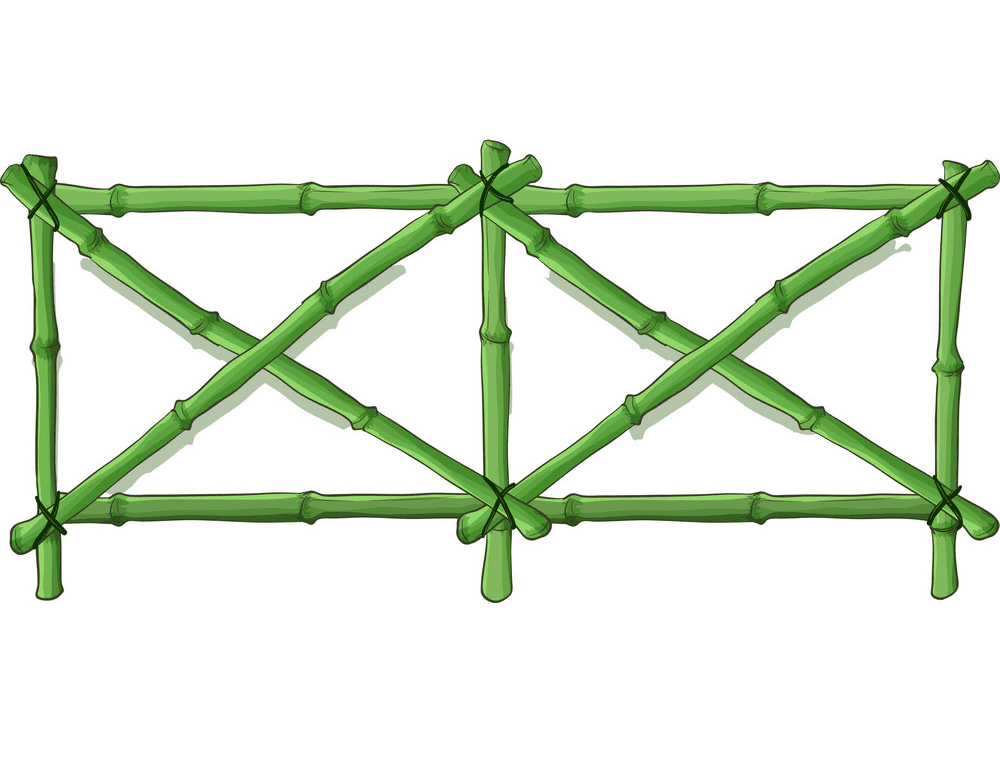 Bamboo Fence clipart