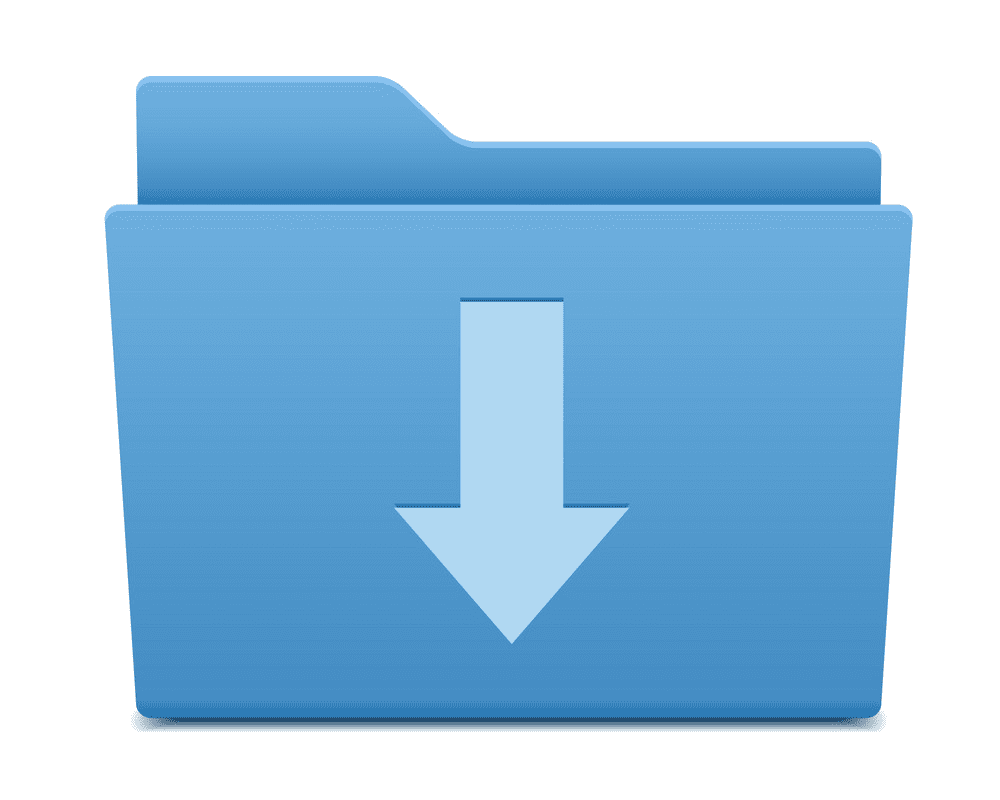 Blue Folder clipart download