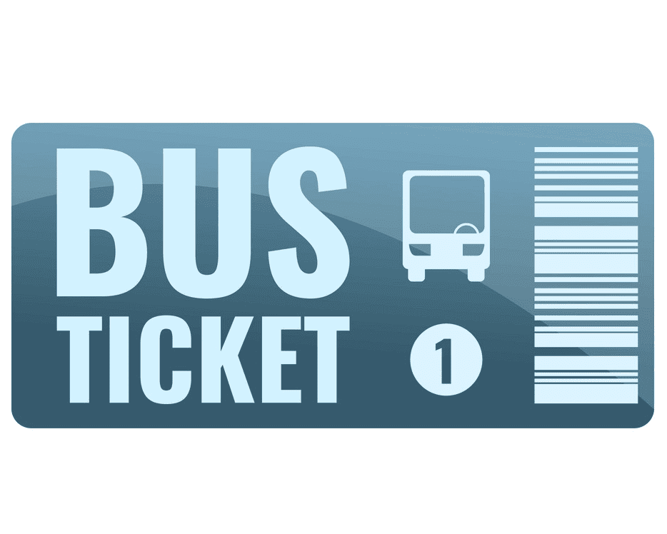 Bus Ticket clipart for free