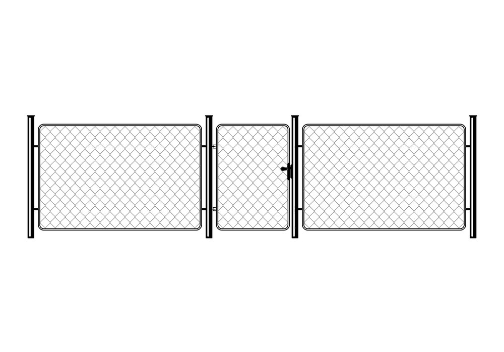 Chain Link Fence clipart images