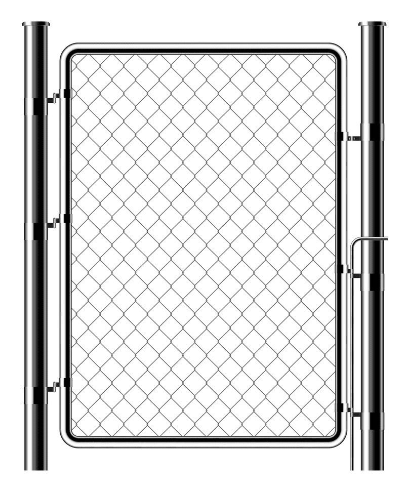 Chain Link Fence clipart png free