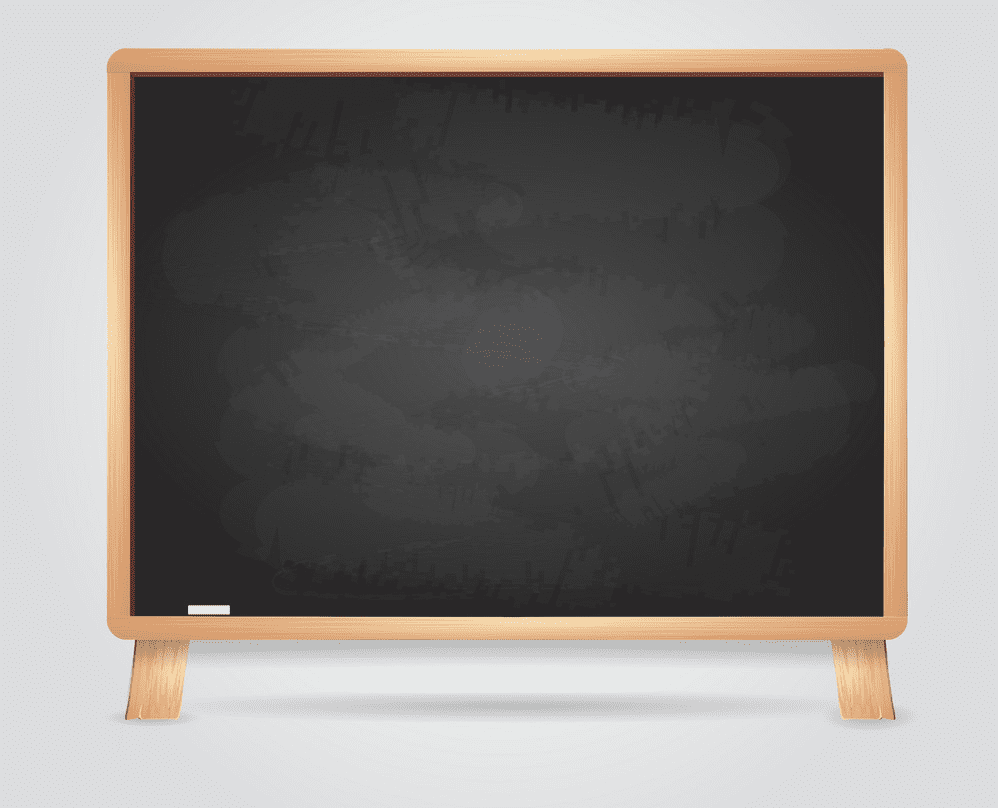 Chalkboard clipart png for kid