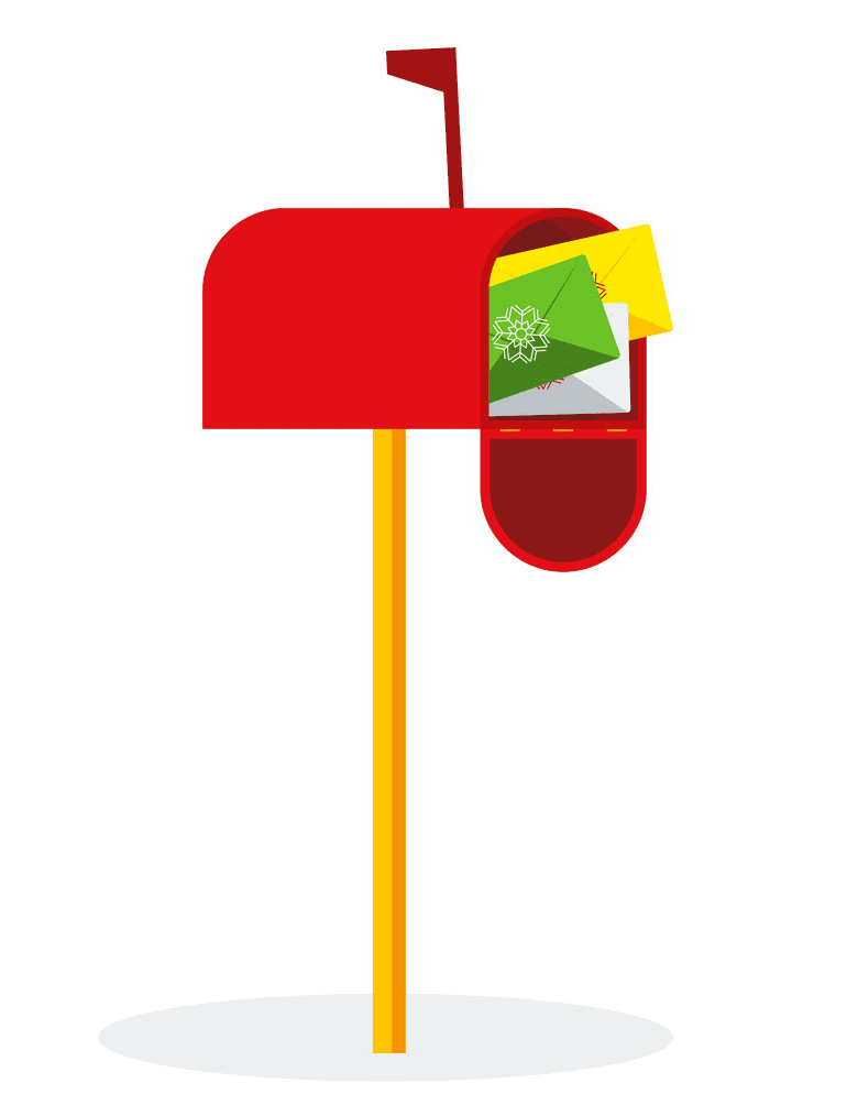 Christmas Mailbox clipart