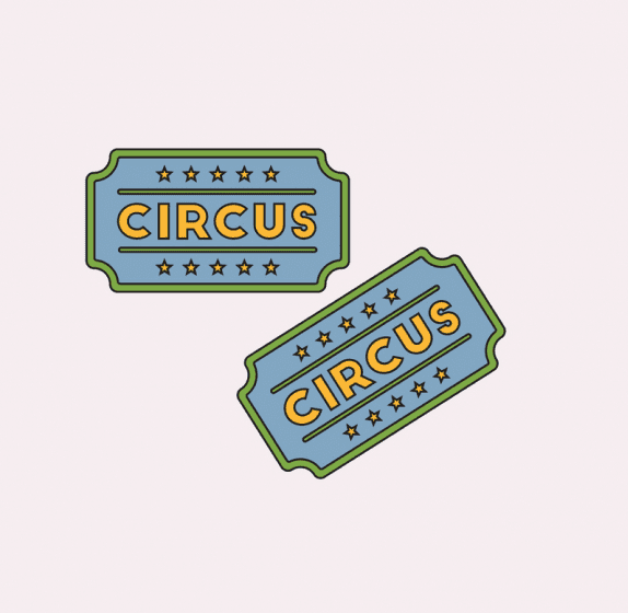 Circus Ticket clipart