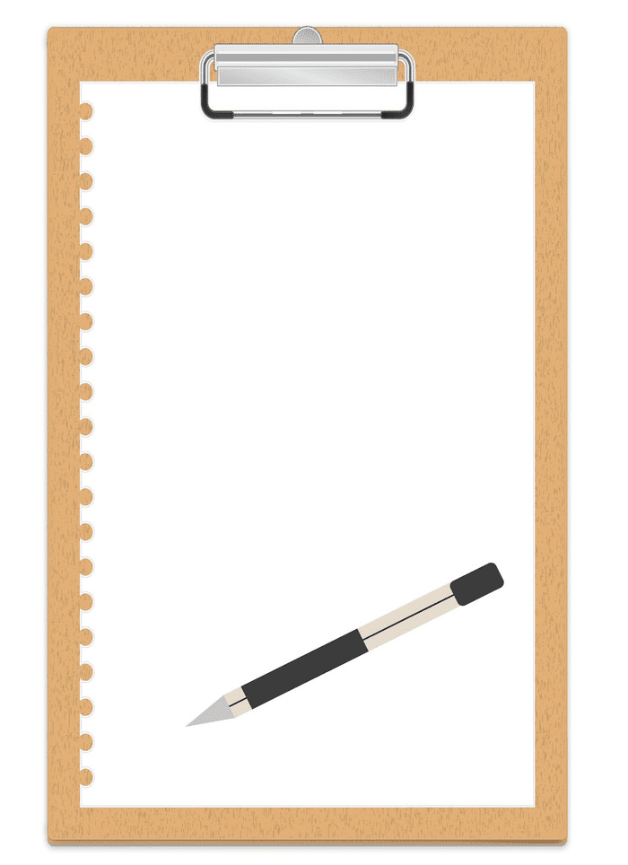 Clipboard clipart free 5
