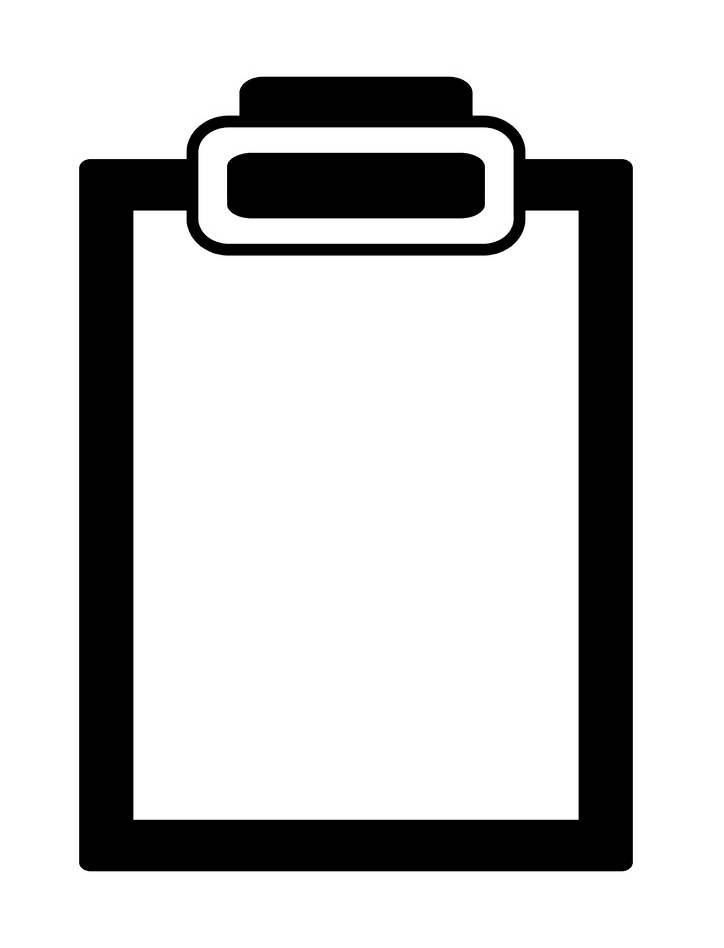 Clipboard clipart free 6