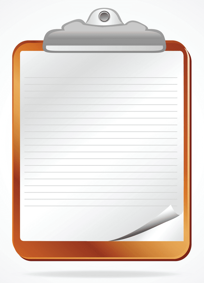 Clipboard clipart png for kid