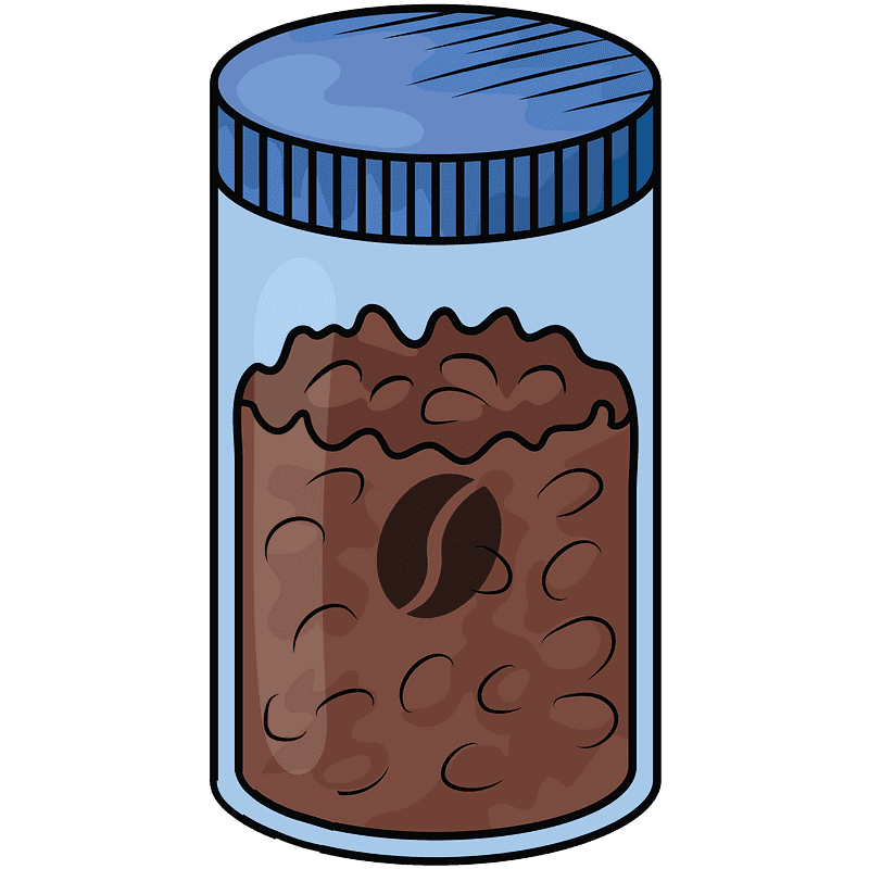 Coffee Jar clipart transparent