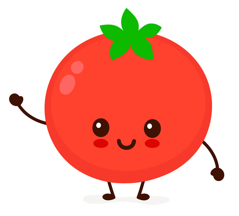 Cute Tomato clipart free