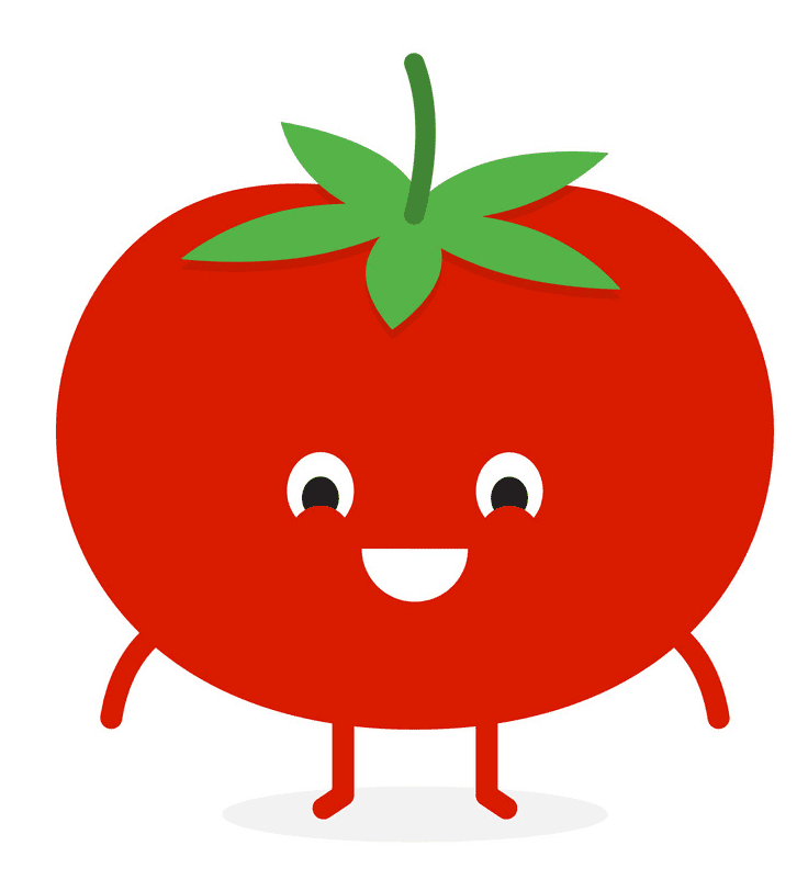 Cute Tomato clipart images