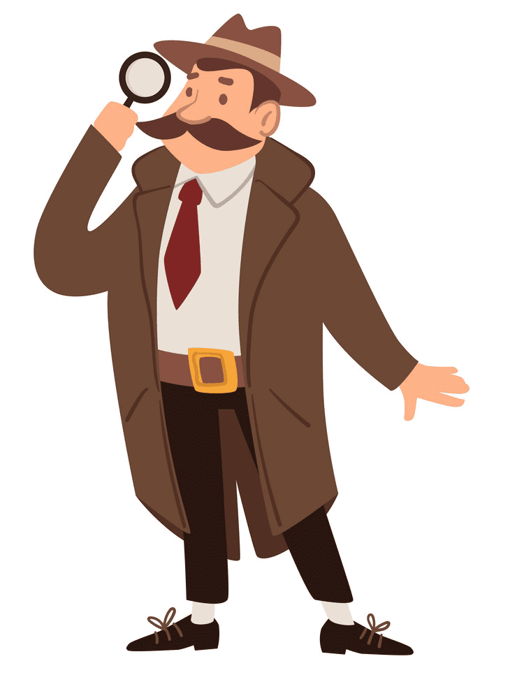 Detective clipart 4