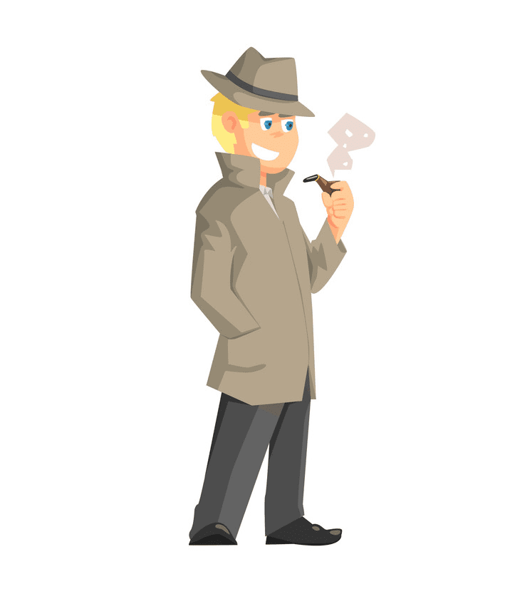 Detective clipart for kid