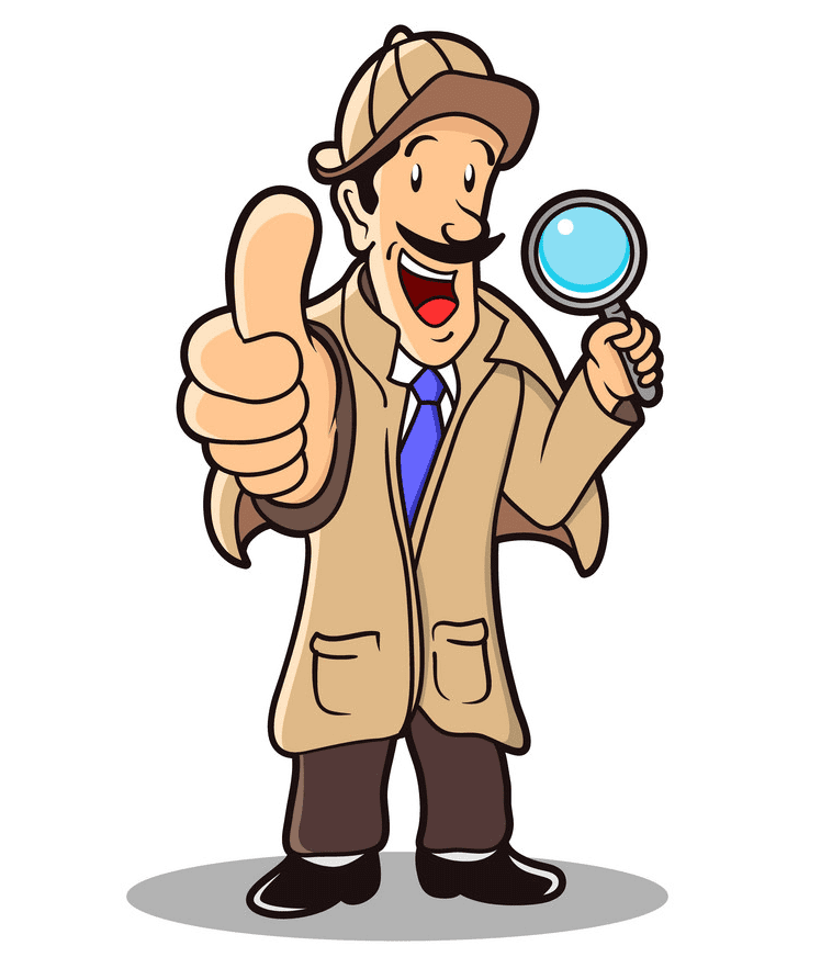 Detective clipart free 1