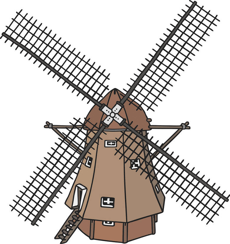 Dutch Windmill clipart