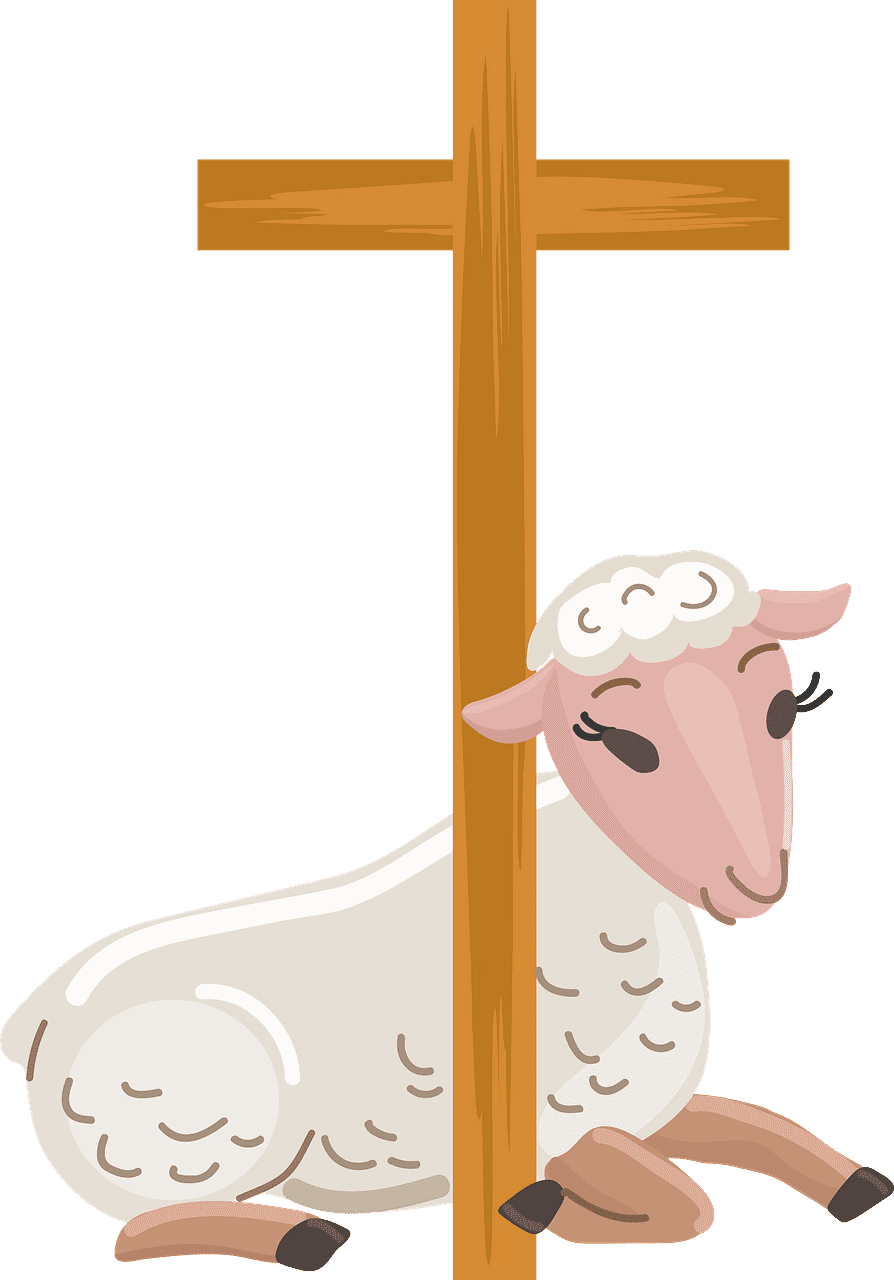 Easter Lamb clipart transparent