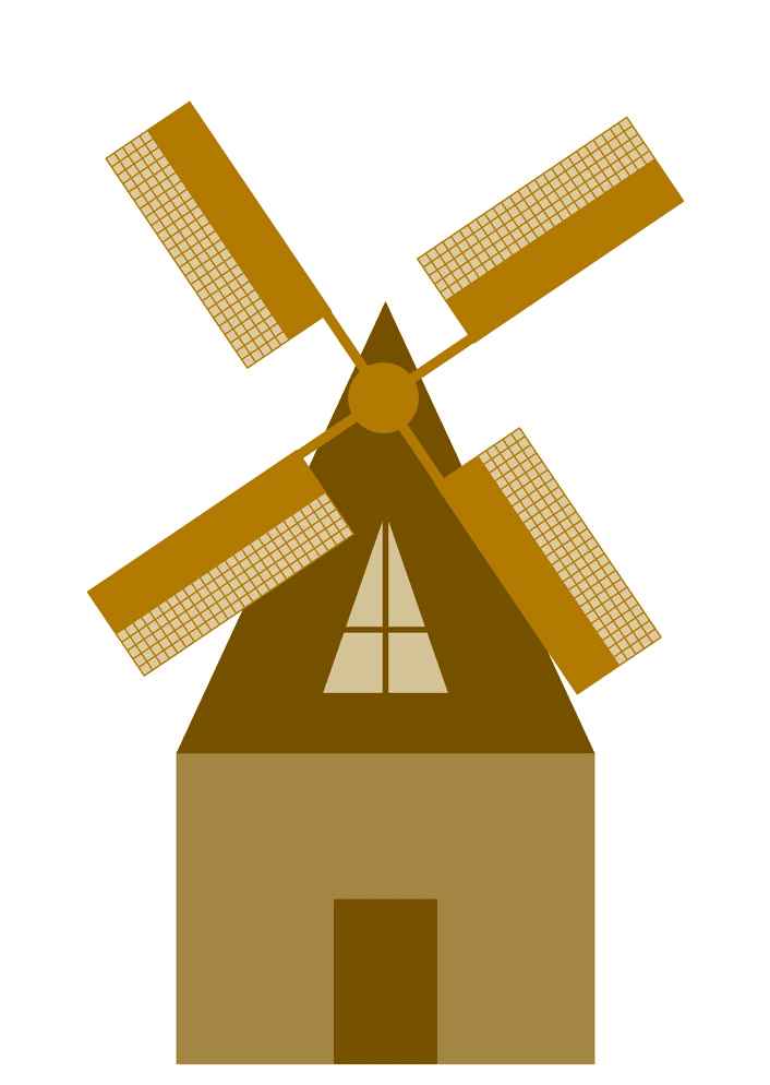 Farm Windmill clipart for kids