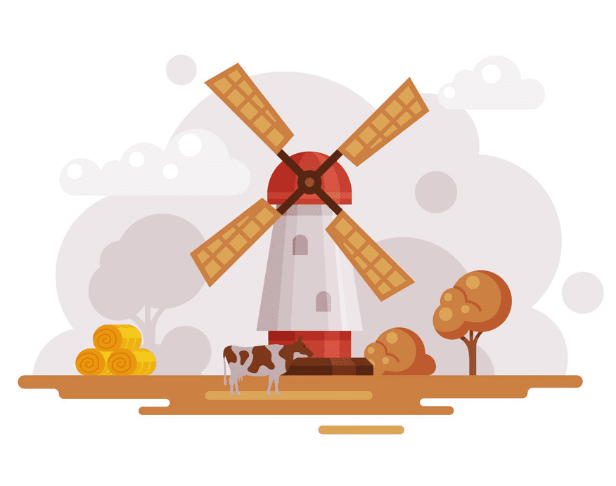 Farm Windmill clipart png images