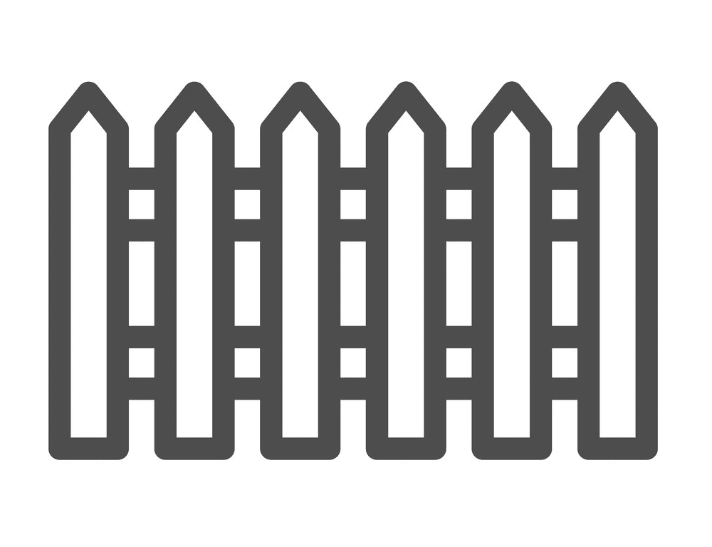 Fence clipart for kid
