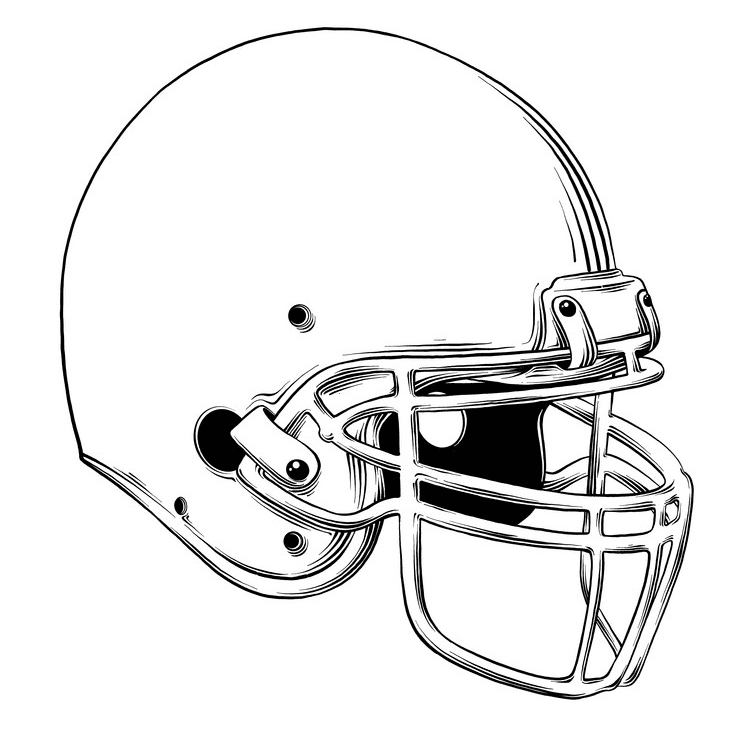 Football Helmet clipart free 9
