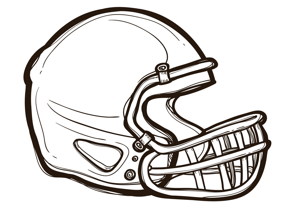 Football Helmet clipart png for kids