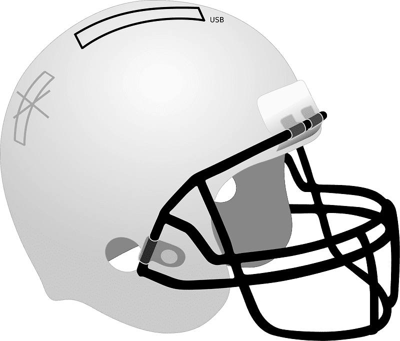 Football Helmet clipart transparent 3