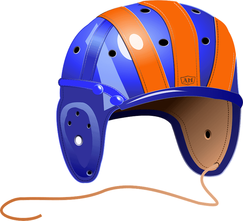 Football Helmet clipart transparent free