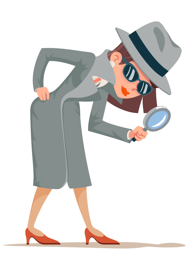Girl Detective clipart images