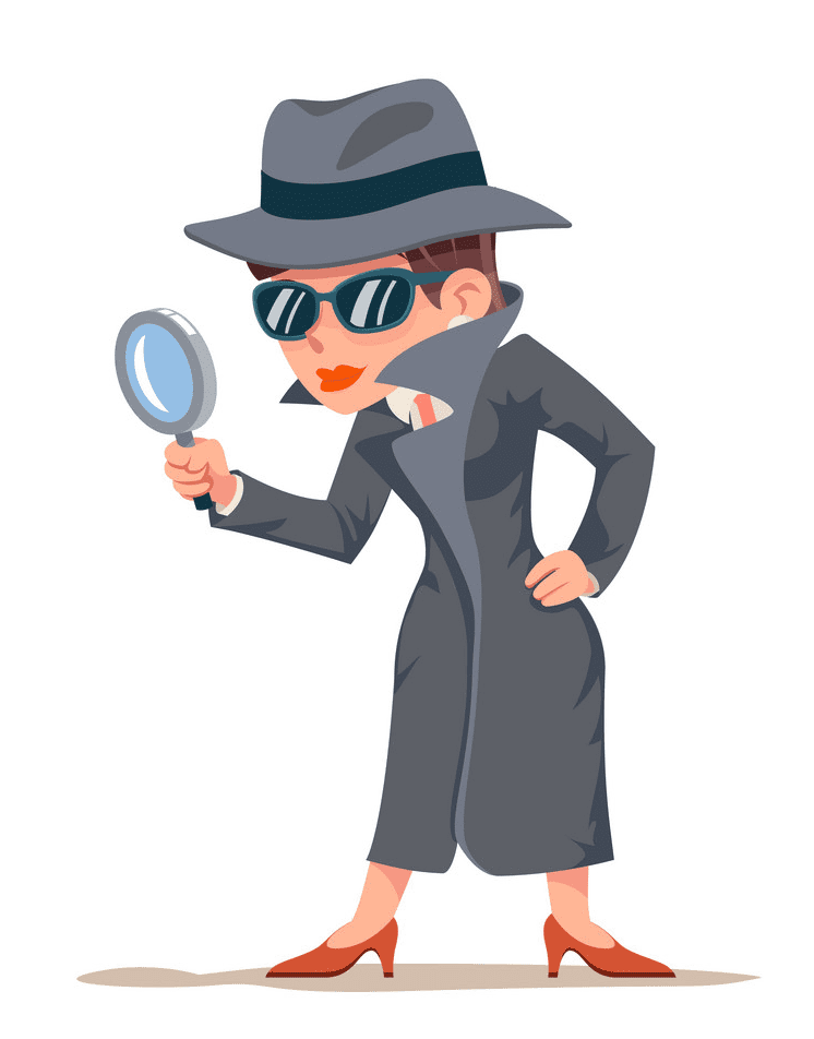 Girl Detective clipart png