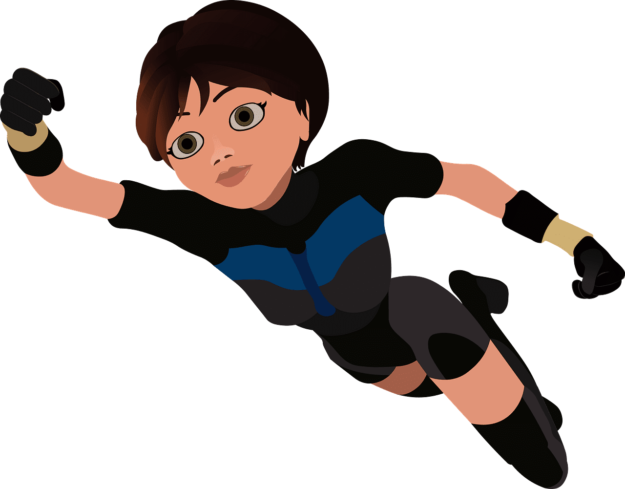 Girl Superhero clipart transparent 1