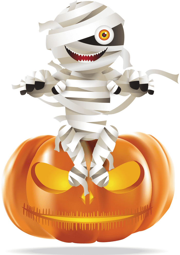 Halloween Mummy clipart for free