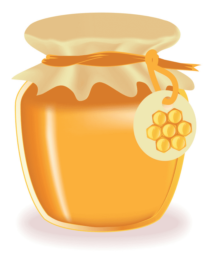 Honey Jar clipart for free