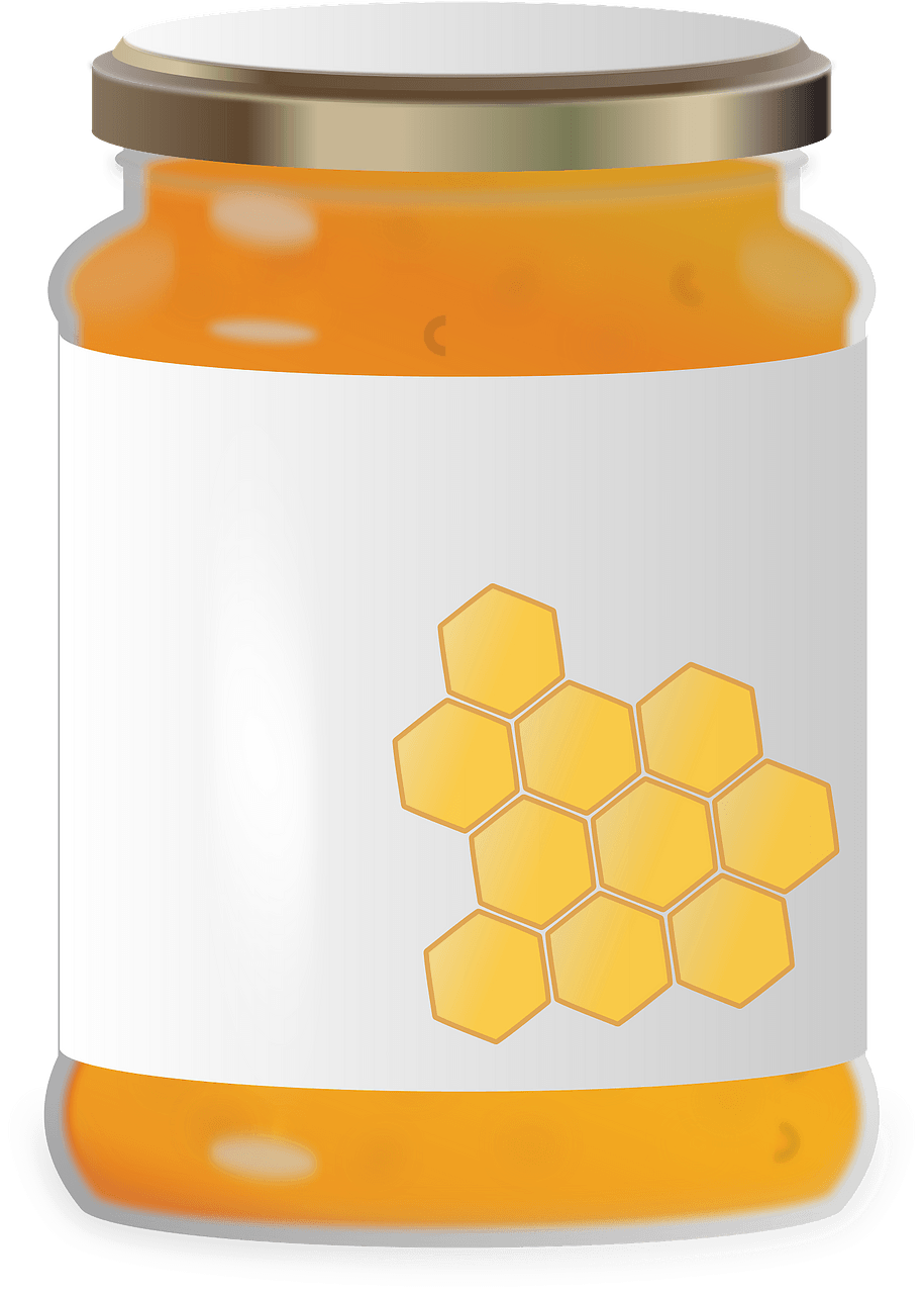 Honey Jar clipart transparent