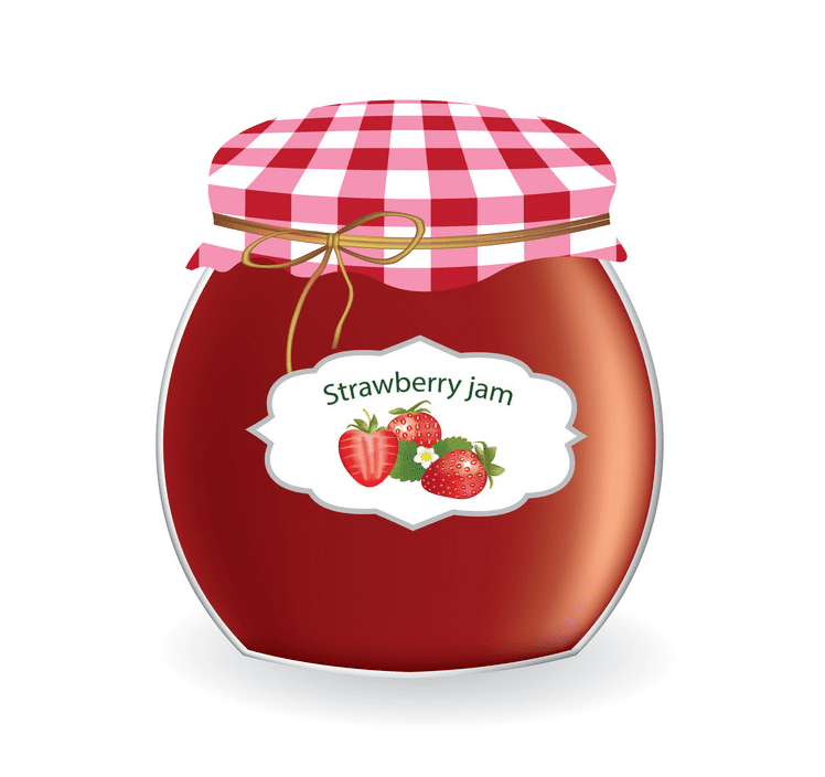 Jam Jar clipart free