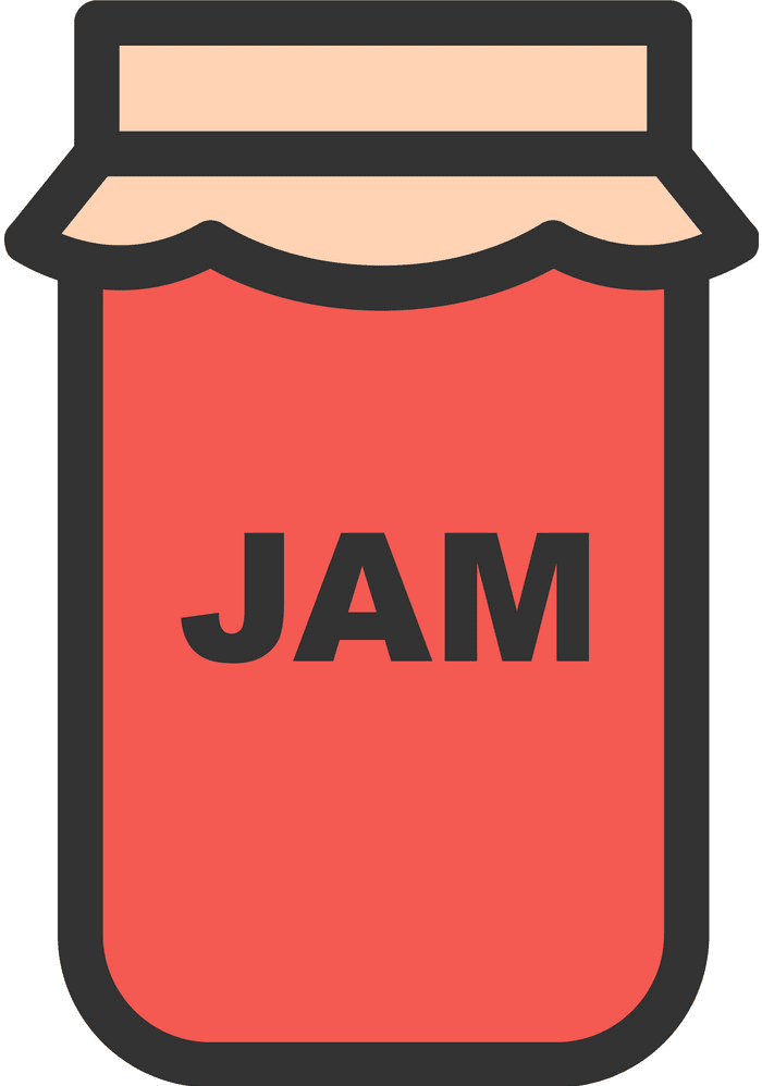 Jam Jar clipart png free