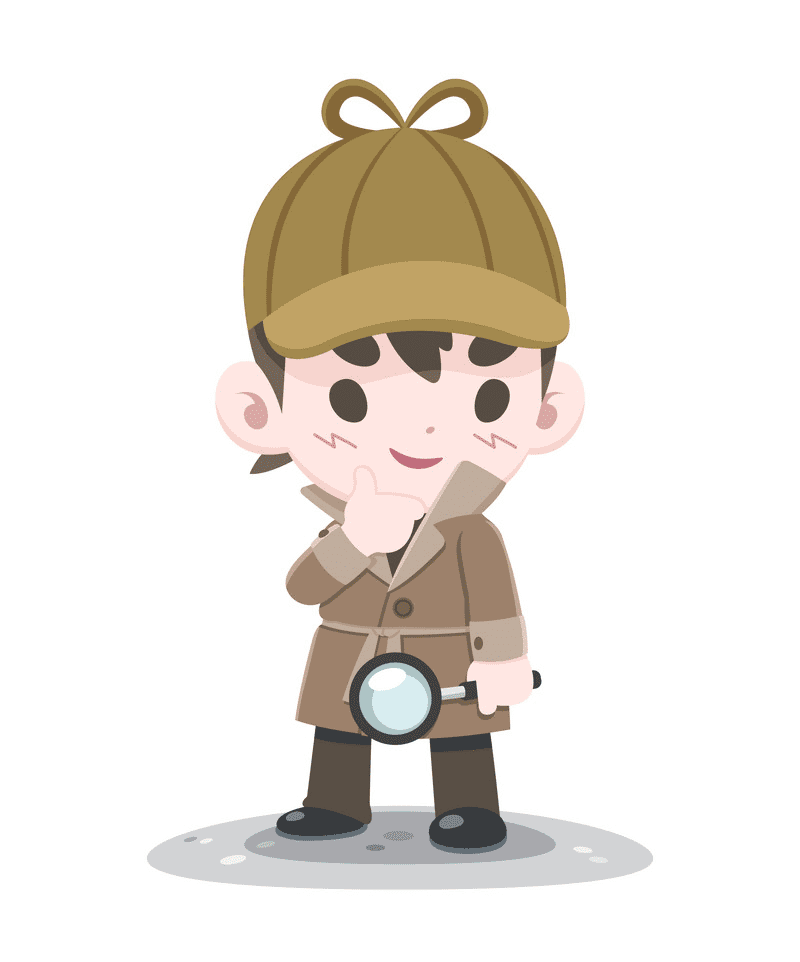 Kid Detective clipart for free