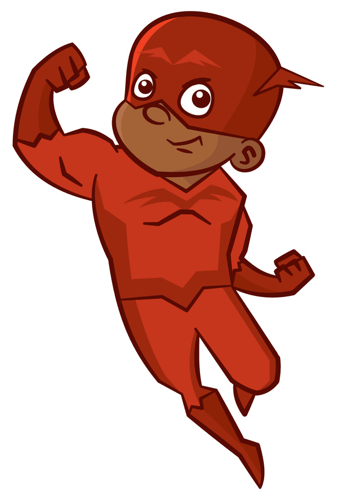 Kid Superhero clipart for kid