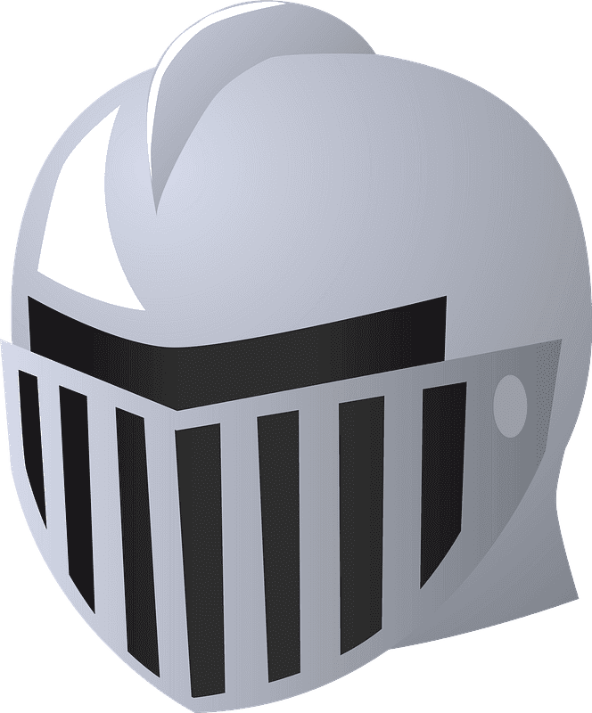 Knight Helmet clipart transparent for free