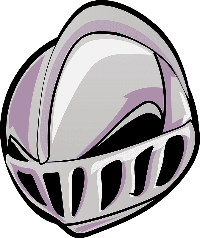 Knight Helmet clipart transparent free