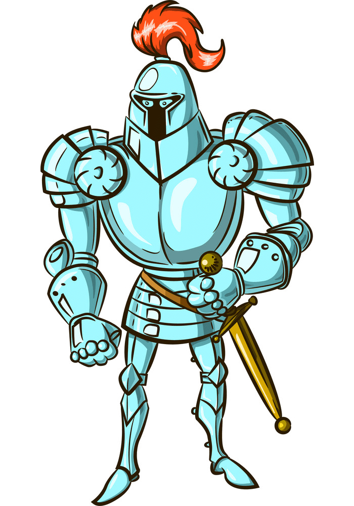 Knight clipart free for kid