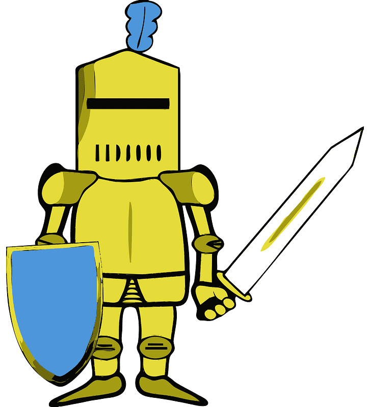 Knight clipart transparent background 1