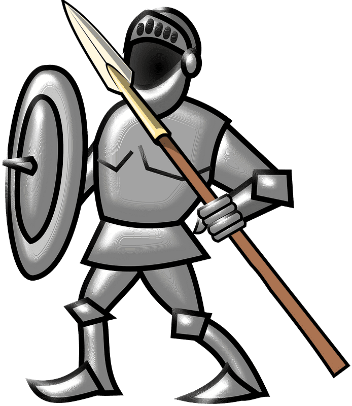 Knight clipart transparent background 3